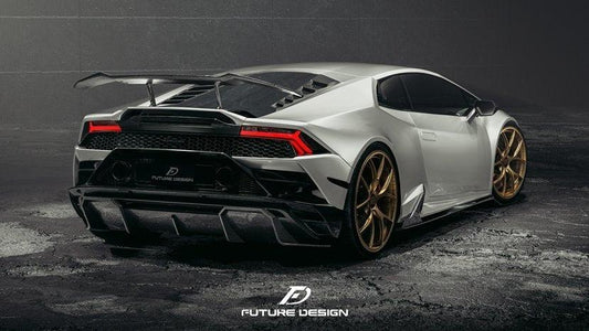 Future Design FD Carbon Fiber REAR DIFFUSER for Lamborghini Huracan EVO - Performance SpeedShop