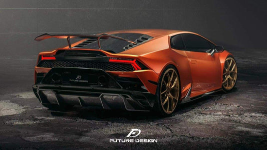 Future Design FD Carbon Fiber REAR DIFFUSER for Lamborghini Huracan EVO - Performance SpeedShop