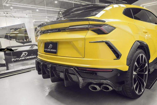 Future Design FD Carbon Fiber REAR DIFFUSER for Lamborghini Urus - Performance SpeedShop