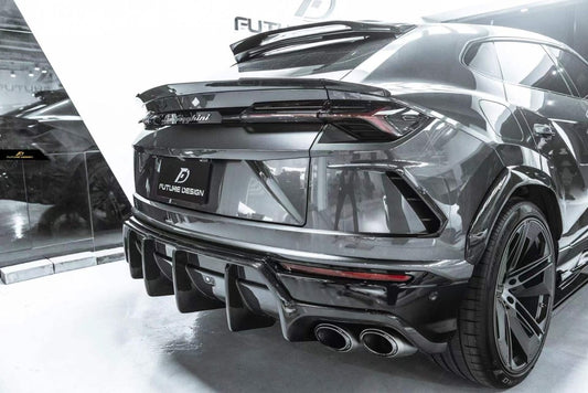 Future Design FD Carbon Fiber REAR DIFFUSER for Lamborghini Urus - Performance SpeedShop