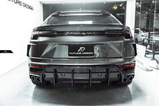 Future Design FD Carbon Fiber REAR DIFFUSER for Lamborghini Urus - Performance SpeedShop