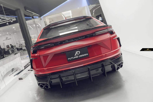 Future Design FD Carbon Fiber REAR DIFFUSER for Lamborghini Urus - Performance SpeedShop