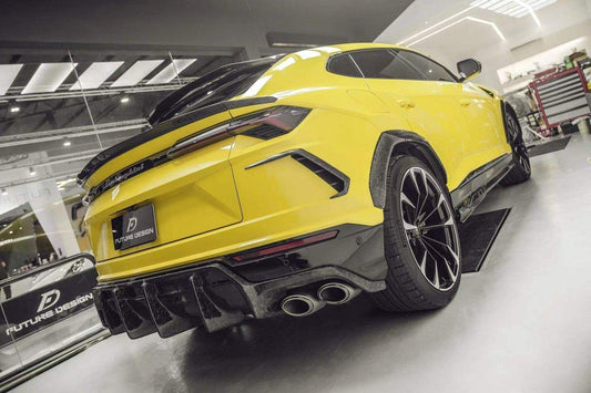 Future Design FD Carbon Fiber REAR DIFFUSER for Lamborghini Urus - Performance SpeedShop