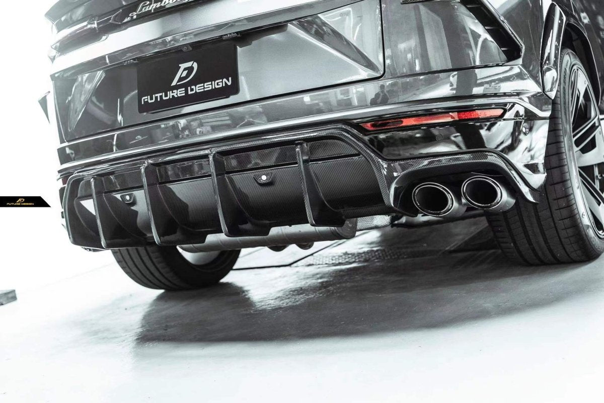 Future Design FD Carbon Fiber REAR DIFFUSER for Lamborghini Urus ...
