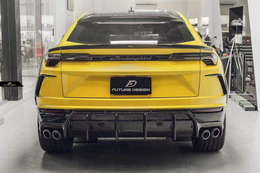 Future Design FD Carbon Fiber REAR DIFFUSER for Lamborghini Urus - Performance SpeedShop