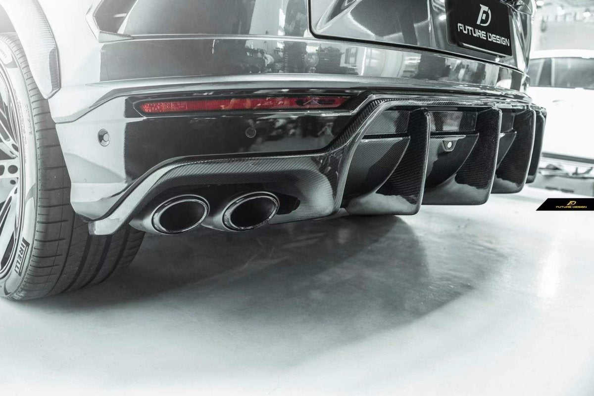 Future Design FD Carbon Fiber REAR DIFFUSER for Lamborghini Urus ...
