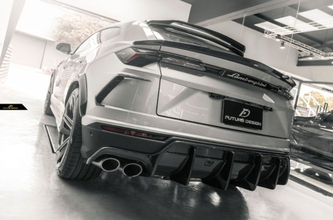 Future Design FD Carbon Fiber REAR DIFFUSER for Lamborghini Urus ...
