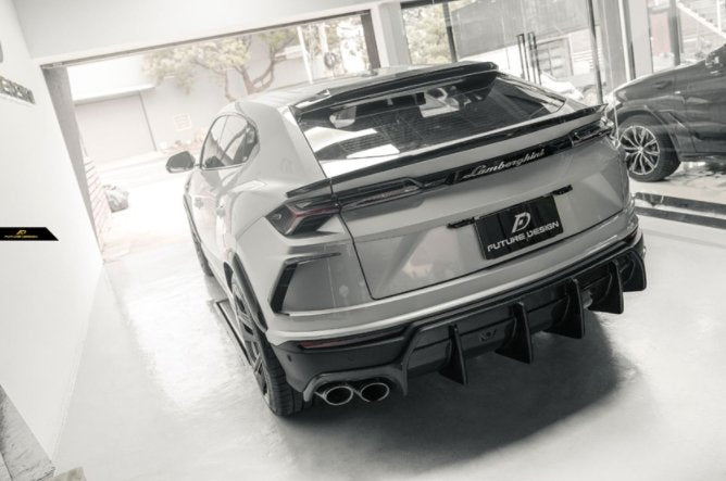 Future Design FD Carbon Fiber REAR DIFFUSER for Lamborghini Urus - Performance SpeedShop