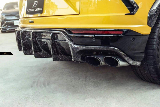 Future Design FD Carbon Fiber REAR DIFFUSER for Lamborghini Urus - Performance SpeedShop