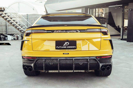 Future Design FD Carbon Fiber REAR DIFFUSER for Lamborghini Urus - Performance SpeedShop