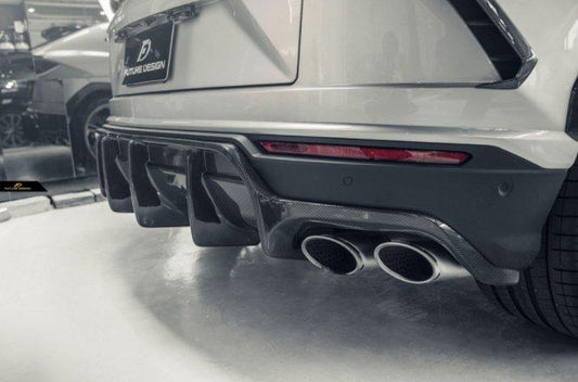 Future Design FD Carbon Fiber REAR DIFFUSER for Lamborghini Urus - Performance SpeedShop