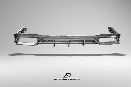 Future design FD Carbon Fiber REAR DIFFUSER for Mercedes Benz E-Class E43 E53 E63 W213 2017-ON - Performance SpeedShop