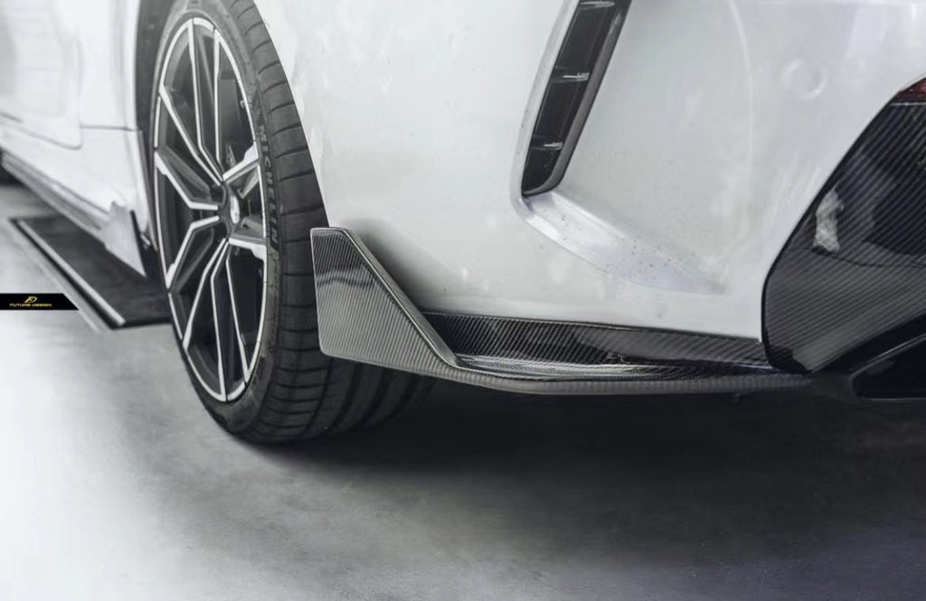 Future Design FD Carbon Fiber REAR DIFFUSER & REAR CANARDS for BMW 4 Series G22 G23 2021-ON 420i 430i M440i - Performance SpeedShop