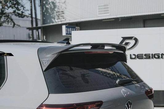 Future Design FD Carbon Fiber REAR ROOF SPOILER for Volkswagen Golf GTI MK8 - Performance SpeedShop