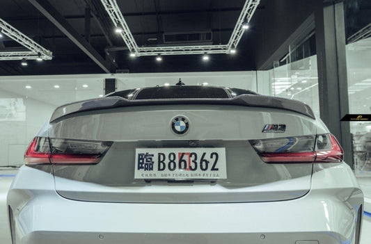 Future Design FD Carbon Fiber Rear Spoiler for BMW G20 / G21 3 Series & M3 G80 2019-ON - Performance SpeedShop