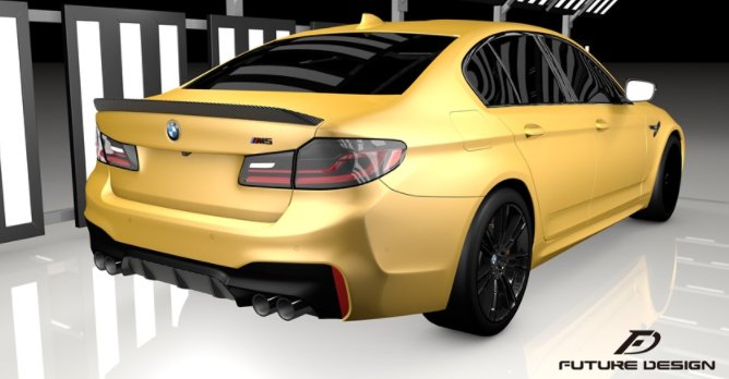 Future Design FD Carbon Fiber REAR SPOILER for BMW M5 F90 2017-ON - Performance SpeedShop