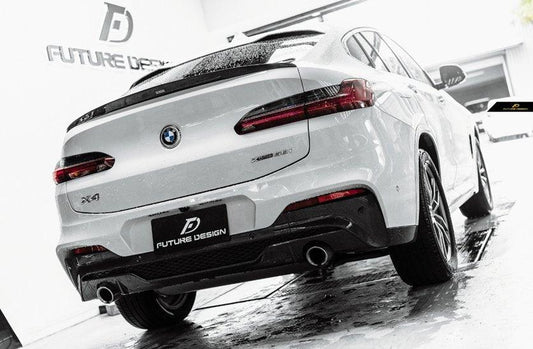 Future Design FD Carbon Fiber REAR SPOILER for BMW X4 & X4M & X4MC G02 F98 2019-ON - Performance SpeedShop