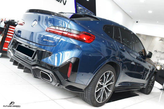 Future Design FD Carbon Fiber REAR SPOILER for BMW X4 & X4M & X4MC G02 F98 2019-ON - Performance SpeedShop