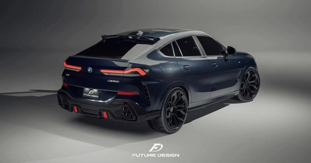 Future Design FD Carbon Fiber REAR SPOILER for BMW X6 X6M G06 2020-ON - Performance SpeedShop