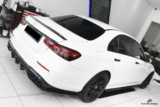 Future design FD Carbon Fiber REAR SPOILER for Mercedes Benz E-Class E43 E53 E63 W213 2017-ON - Performance SpeedShop