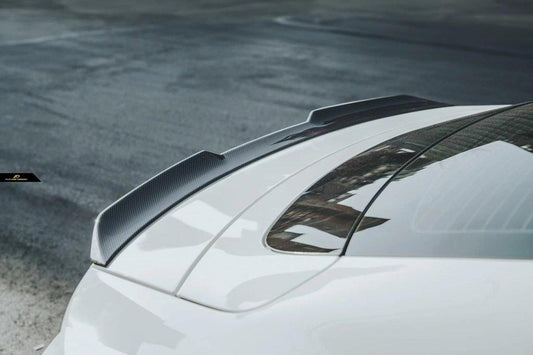 Future Design FD Carbon Fiber REAR SPOILER for Porsche Taycan Base & 4S & Turbo & Turbo S - Performance SpeedShop