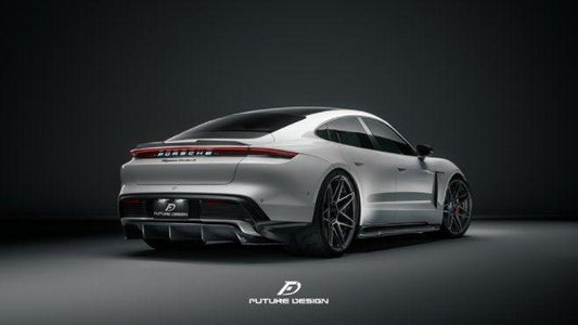 Future Design FD Carbon Fiber REAR SPOILER for Porsche Taycan Base & 4S & Turbo & Turbo S - Performance SpeedShop