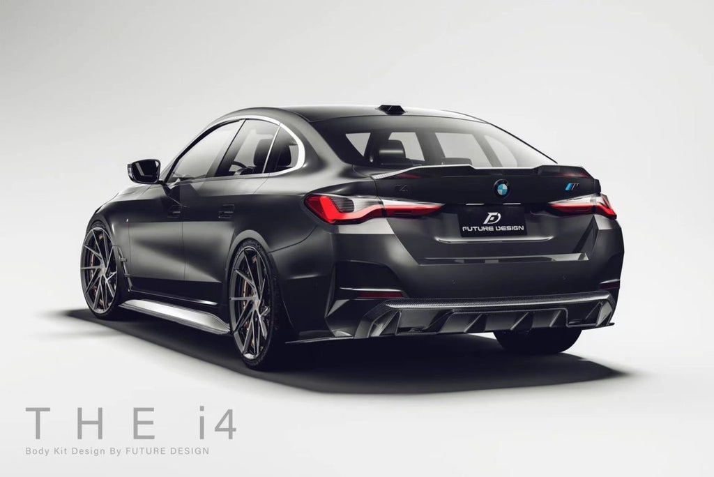 Future Design FD Carbon Fiber SIDE SKIRTS for BMW 4 Series G26 Gran coupe 430i M440i 2022-ON - Performance SpeedShop