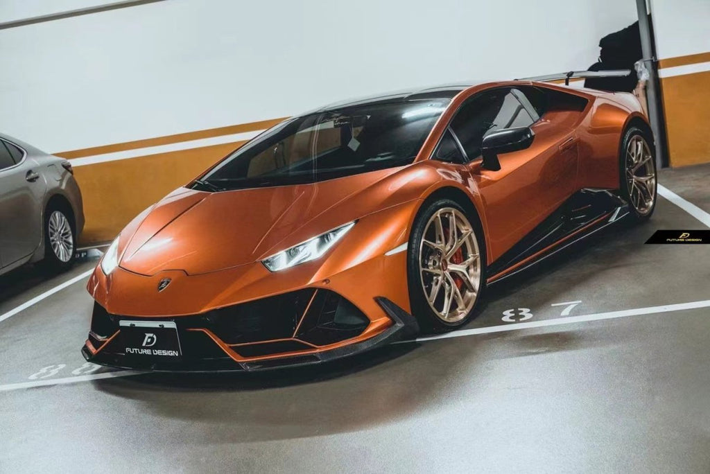 Future Design FD Carbon Fiber SIDE SKIRTS for Lamborghini Huracan EVO - Performance SpeedShop