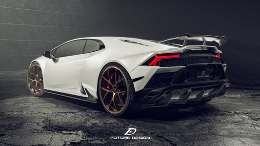 Future Design FD Carbon Fiber SIDE SKIRTS for Lamborghini Huracan EVO - Performance SpeedShop