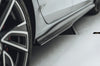 Future Design FD Carbon Fiber SIDE SKIRTS for Volkswagen Golf GTI MK8 - Performance SpeedShop