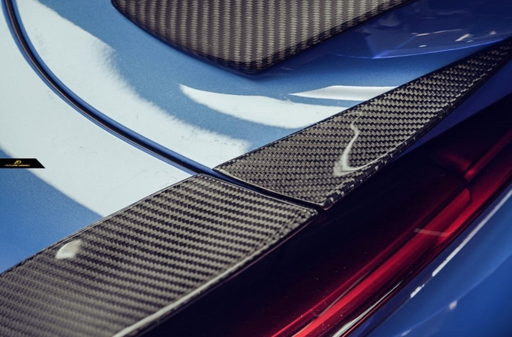 Future Design FD Carbon Fiber Taillight Trim 4 Pcs For Toyota Supra A90 GR - Performance SpeedShop