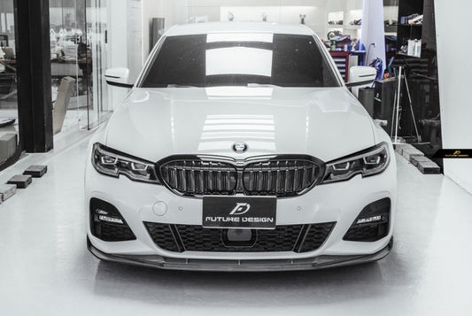 Future Design FD GT Carbon Fiber Front Splitter for BMW G20 / G21 3 Series M340i 330i - Performance SpeedShop