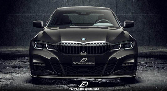 Future Design FD GT Carbon Fiber Front Splitter for BMW G20 / G21 3 Series M340i 330i - Performance SpeedShop