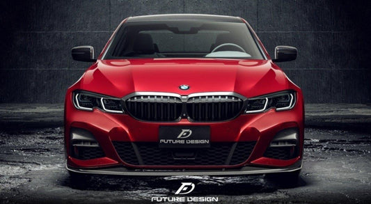 Future Design FD GT Carbon Fiber Front Splitter for BMW G20 / G21 3 Series M340i 330i - Performance SpeedShop