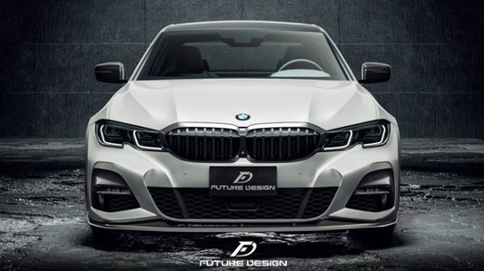 Future Design FD GT Carbon Fiber Front Splitter for BMW G20 / G21 3 Series M340i 330i - Performance SpeedShop