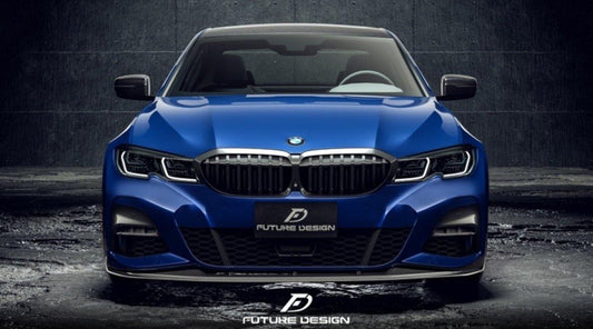 Future Design FD GT Carbon Fiber Front Splitter for BMW G20 / G21 3 Series M340i 330i - Performance SpeedShop