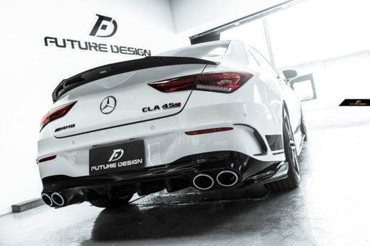 Future Design FD GT Carbon Fiber Rear Canards For CLA C118 CLA45 CLA35 CLA250 2020-ON - Performance SpeedShop