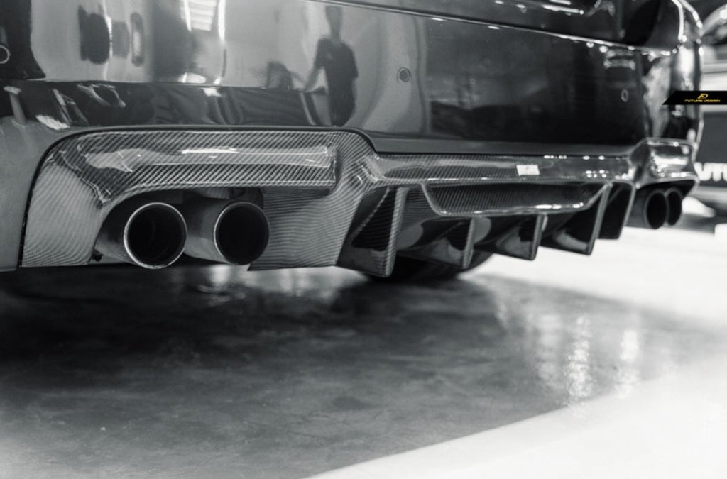 Future Design FD GT Carbon Fiber Rear Diffuser for BMW M5 & 5 series F10 F11 F18 520 528 535 with M-Package - Performance SpeedShop