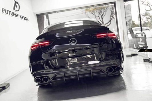 Future Design FD GT Carbon Fiber Rear Diffuser For CLA C118 CLA45 CLA35 CLA250 2020-ON - Performance SpeedShop