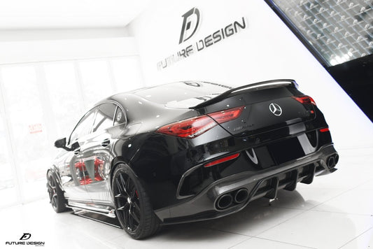 Future Design FD GT Carbon Fiber Rear Diffuser For CLA C118 CLA45 CLA35 CLA250 2020-ON - Performance SpeedShop