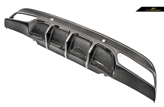 Future Design FD GT Carbon Fiber Rear Diffuser for W205 AMG Sport Package / C63 AMG Sedan 2015-ON - Performance SpeedShop