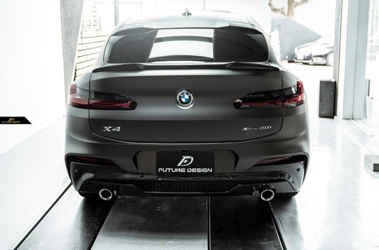 Future Design FD GT Carbon Fiber REAR SPOILER for BMW X4 & X4M & X4MC G02 F98 2019-ON - Performance SpeedShop