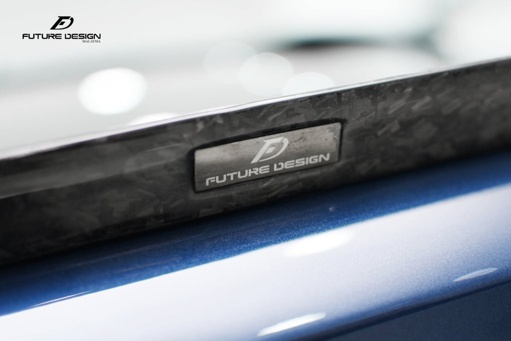 Future Design FD GT Carbon Fiber REAR SPOILER for BMW X4 & X4M & X4MC G02 F98 2019-ON - Performance SpeedShop
