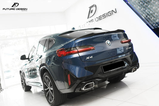 Future Design FD GT Carbon Fiber REAR SPOILER for BMW X4 & X4M & X4MC G02 F98 2019-ON - Performance SpeedShop