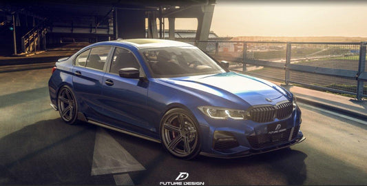 Future Design FD GT Carbon Fiber Side Skirts for BMW G20 / G21 3 Series M340i 330i with M-Package - Performance SpeedShop