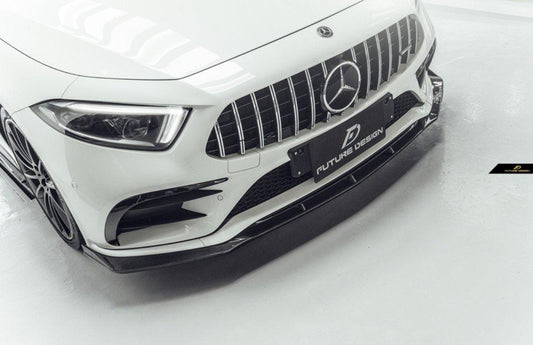 Future Design FD GTS-V Carbon Fiber FRONT SPLITTER For CLS450 CLS53 W257 C257 2019-2021 - Performance SpeedShop