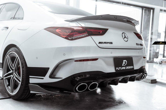 Future Design FD GTS V Carbon Fiber Rear Spoiler For CLA C118 CLA45 CLA35 CLA250 2020-ON - Performance SpeedShop