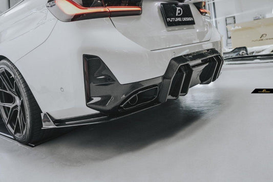 Future Design FD V1 Carbon Fiber Rear Diffuser for BMW G20 / G21 3 Series M340i 330i 2023-ON LCI - Performance SpeedShop