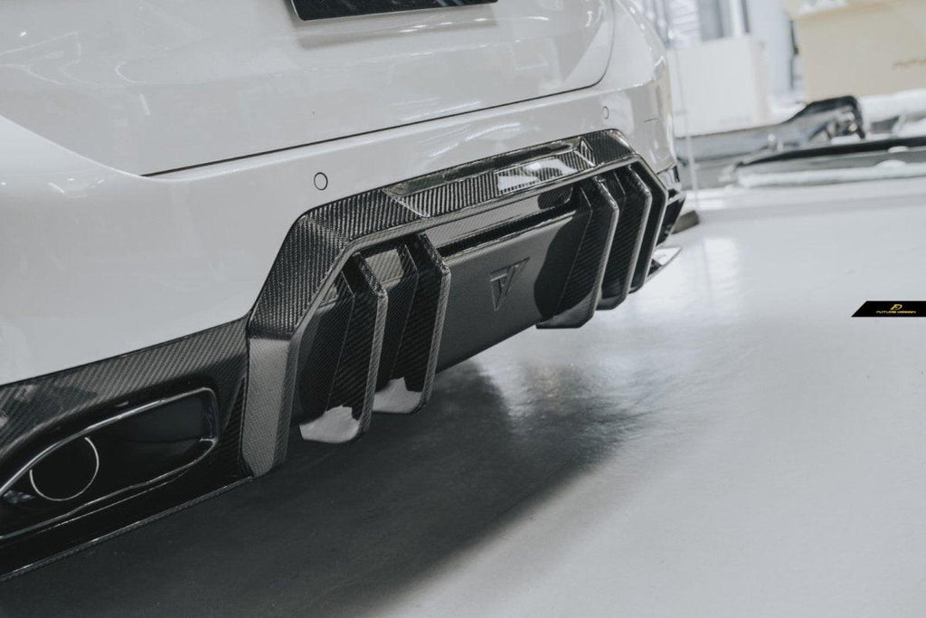 Future Design FD V1 Carbon Fiber Rear Diffuser for BMW G20 / G21 3 Series M340i 330i 2023-ON LCI - Performance SpeedShop