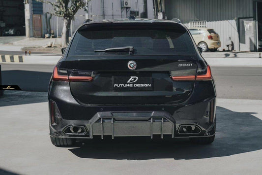 Future Design FD V1 Carbon Fiber Rear Diffuser for BMW G20 / G21 3 Series M340i 330i 2023-ON LCI - Performance SpeedShop